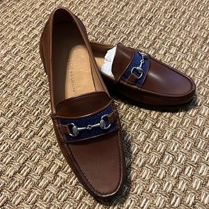 Smathers & Branson Herringbone Downing Bit Loafers